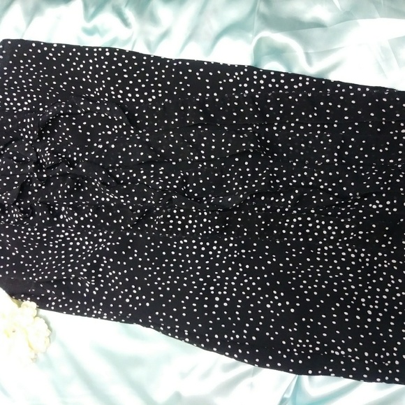 Sandra Darren- Pooka dot Dress 10P - Picture 3 of 4